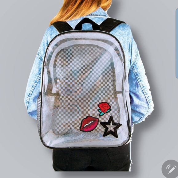 NWOT Clear Backpack - Picture 3 of 5